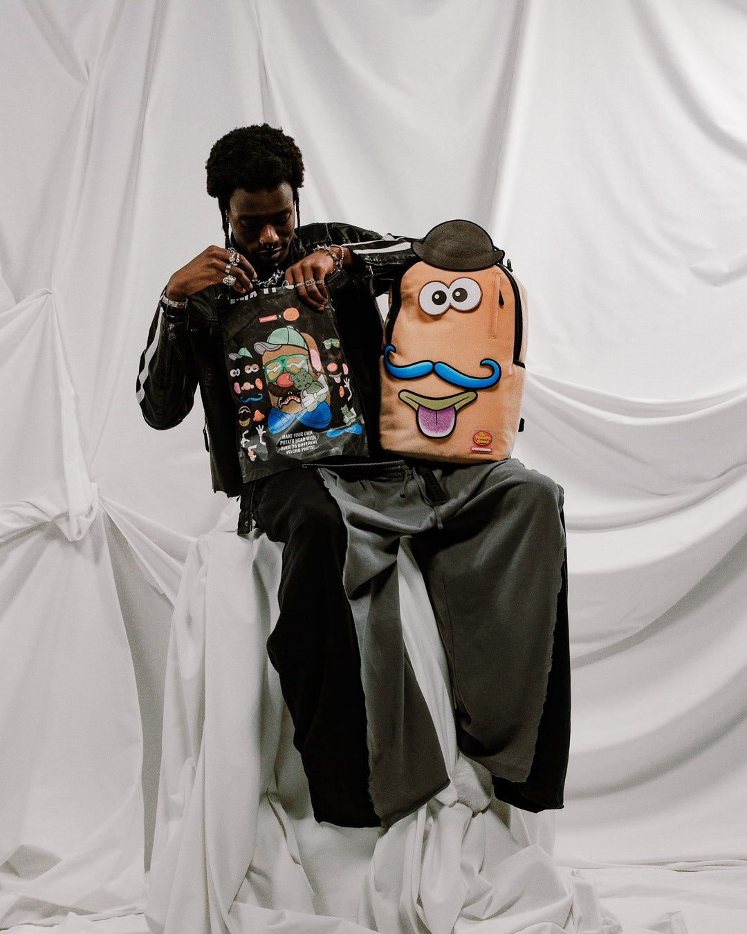 MR. POTATO HEAD VELCRO PATCH MIX-IT-UP DLXSV BACKPACK