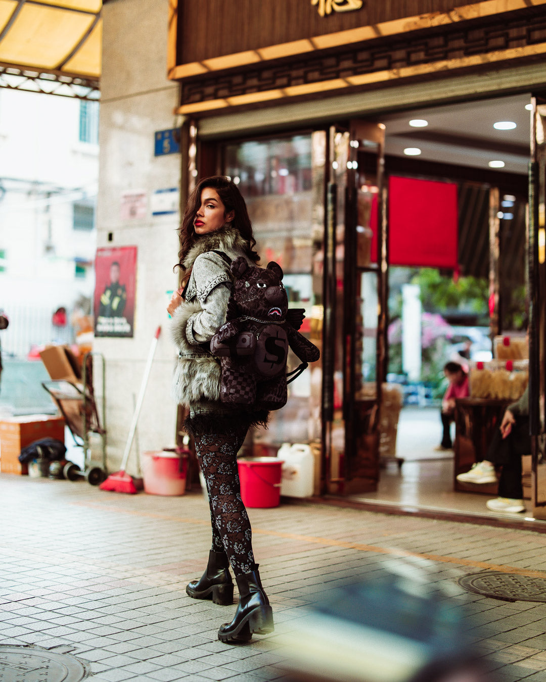 4AM MONEY WING BEAR BACKPACK